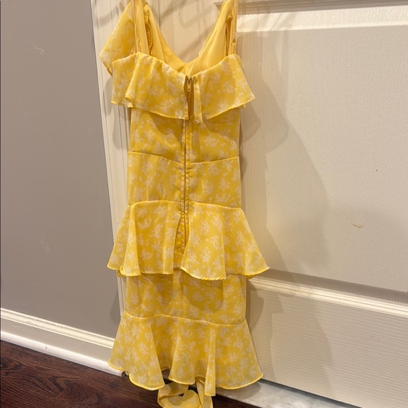 Yellow Ruffled Dress - Picture 2 of 6